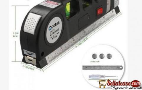 Multipurpose Laser Level Laser Measure Line 8ft+ Measure Tape Ruler Adjusted Standard By Hiphen
