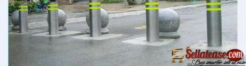 Durable Traffic Barrier Hydraulic Bollards Outdoor Road Bollards BY HIPHEN