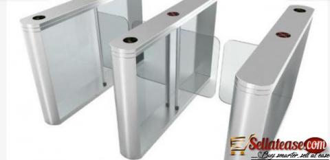 Silver Automatic Barrier Gate Turnstile Systems BY HIPHEN SOLUTIONS