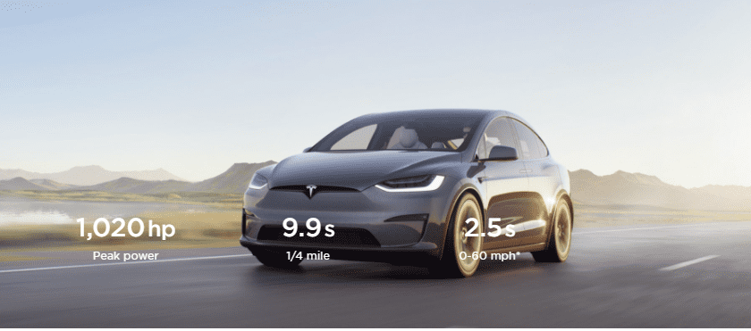 Specifications and price of 2021 Tesla Model X in Nigeria