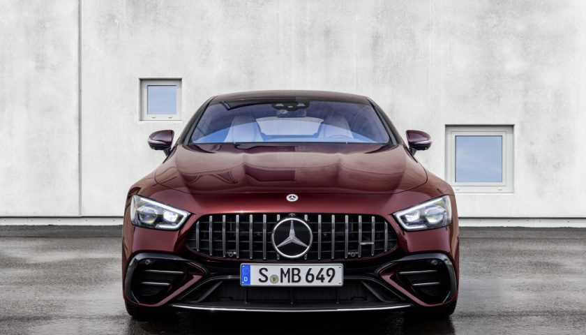 specifications and price of 2022 Mercedes-AMG GT 4-door coupe in Nigeria THE FRONT VIEW