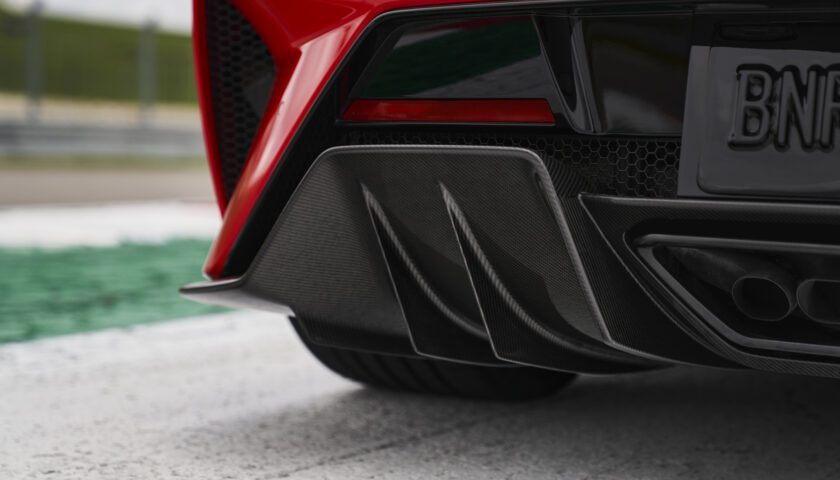 The engine of the 2022 Acura NSX Type S in Nigeria