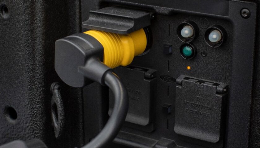 The all-new electric Ford F-150 can charge other vehicles