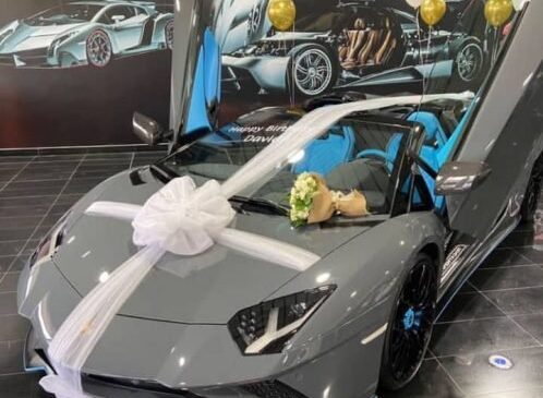 Davido acquires a 340 Million Lamborghini Aventador