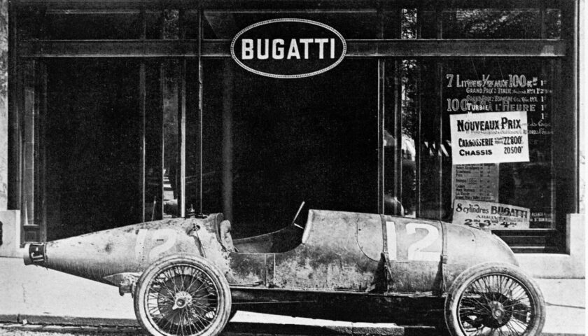 the 100-year-old Bugatti Type 30