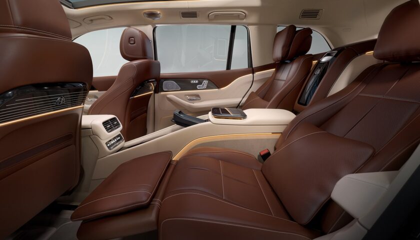 the interior 2022 Mercedes-Maybach GLS 600 in Nigeria