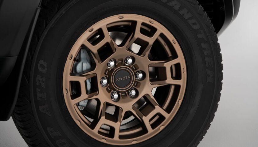 The wheels of the 2023 Toyota 4Runner in Nigeria