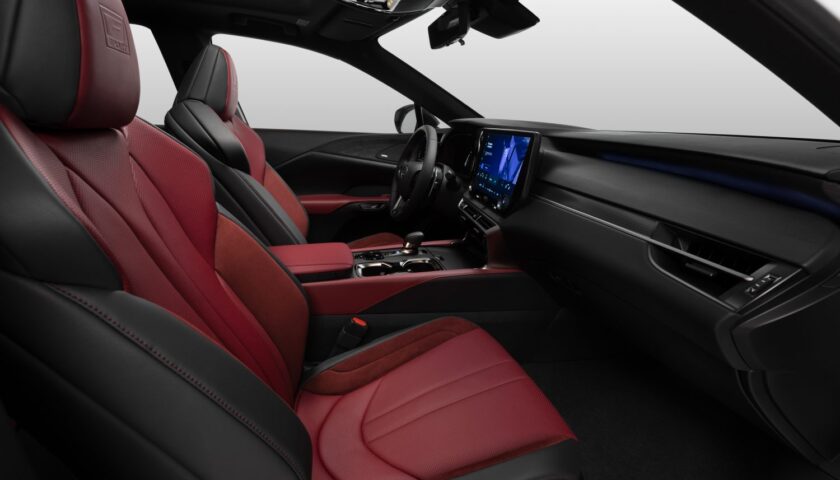 The interior of the 2023 Lexus RX 