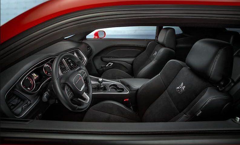 The interior of 2023 Dodge Challenger in Nigeria