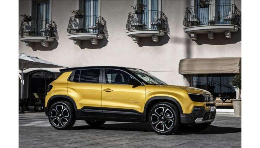 The wheel of the 2023 Jeep Avenger