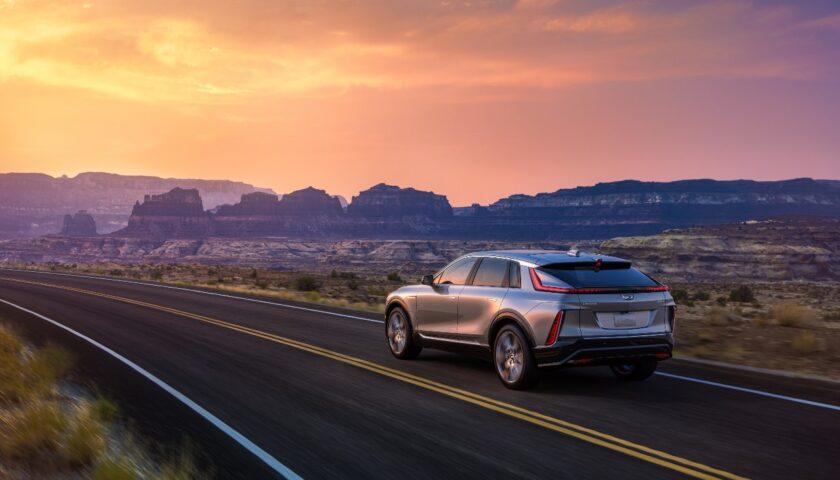 The dimensions of 2023 Cadillac LYRIQ