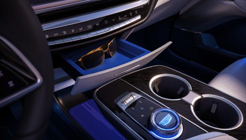 The interior of 2023 Cadillac LYRIQ