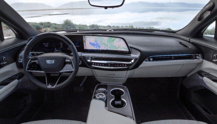 The interior of 2023 Cadillac LYRIQ