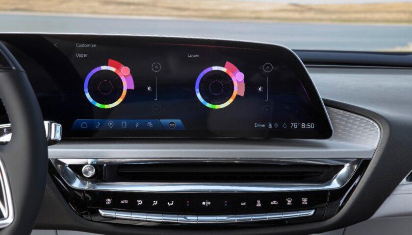 The interior of 2023 Cadillac LYRIQ