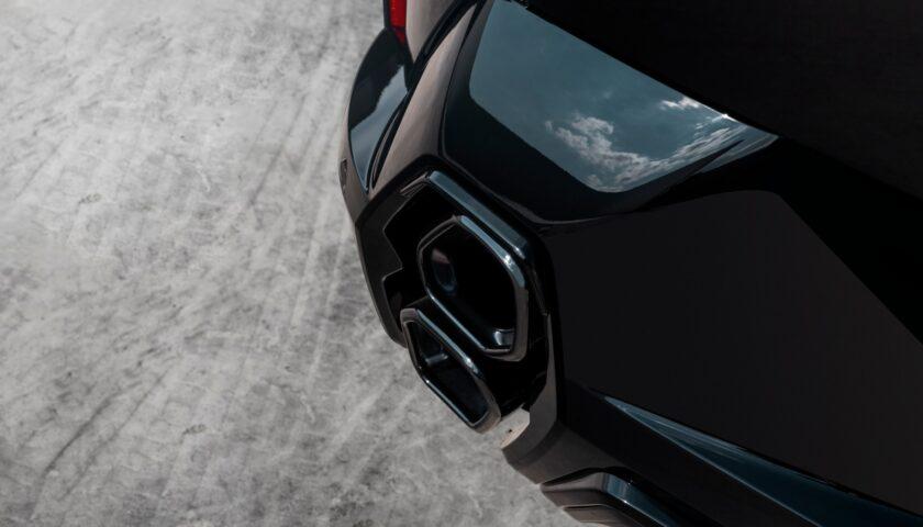 the exhaust pipe of 2023 BMW XM in Nigeria