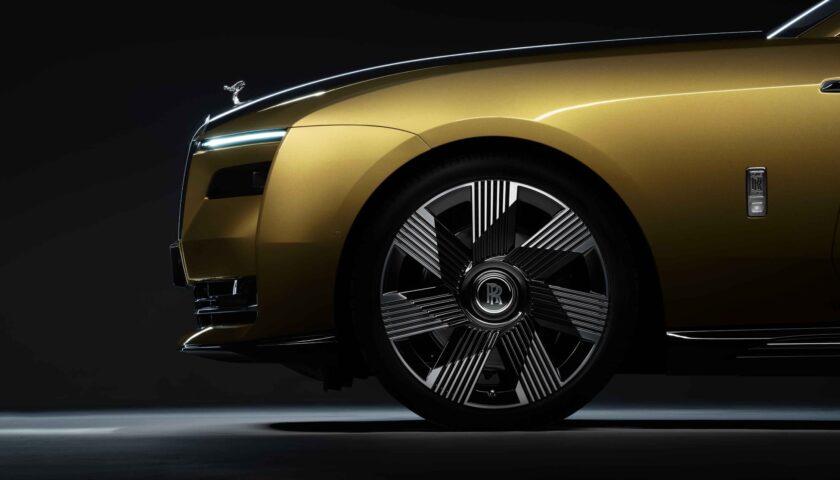 The wheels of the 2024 Rolls Royce Spectre electric in Nigeria