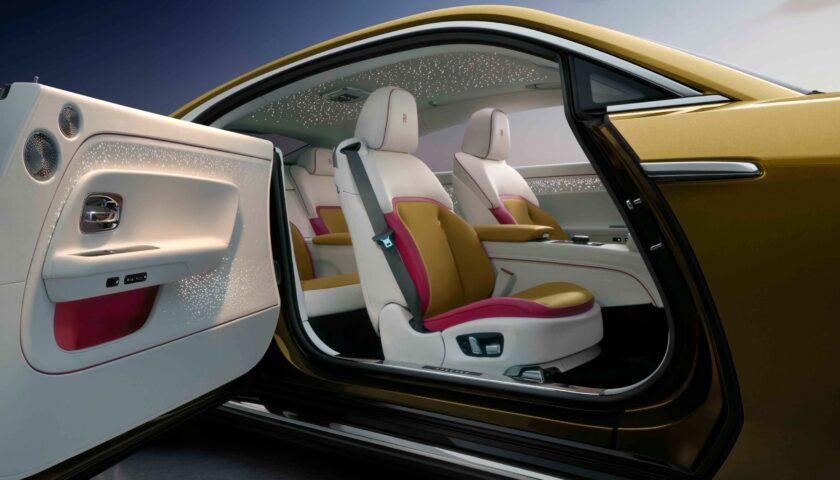 The interior of the 2024 Rolls Royce Spectre electric in Nigeria