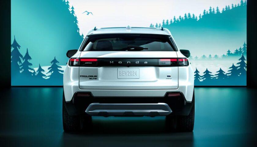 The rear of the 2024 Honda Prologue EV SUV