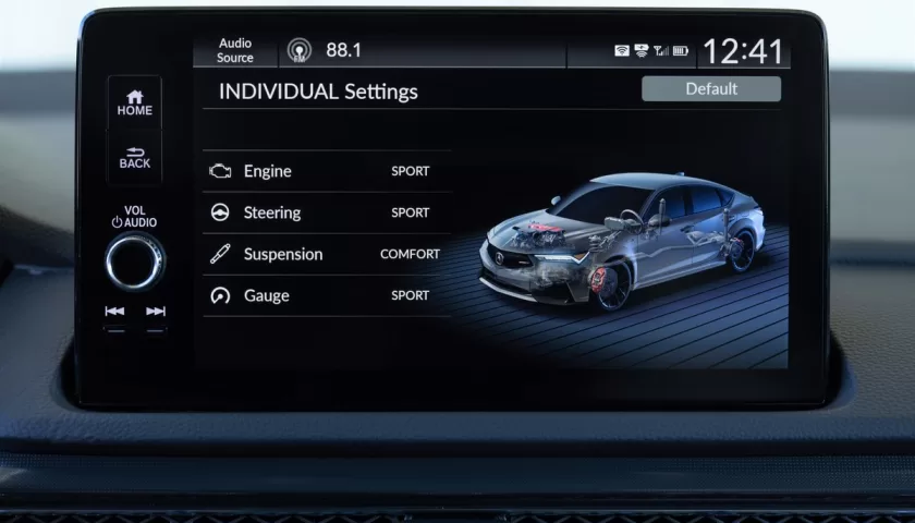 2024 Acura Integra Type S entertainment system