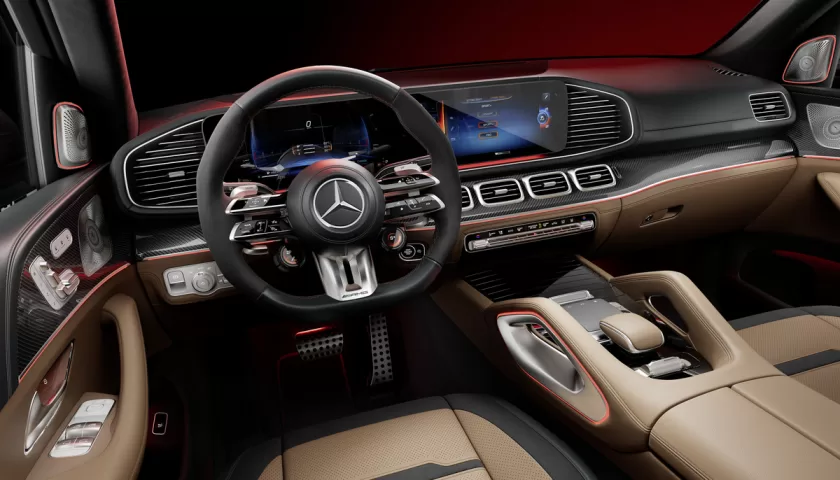 The interior design of the 2024 Mercedes-AMG GLS 63