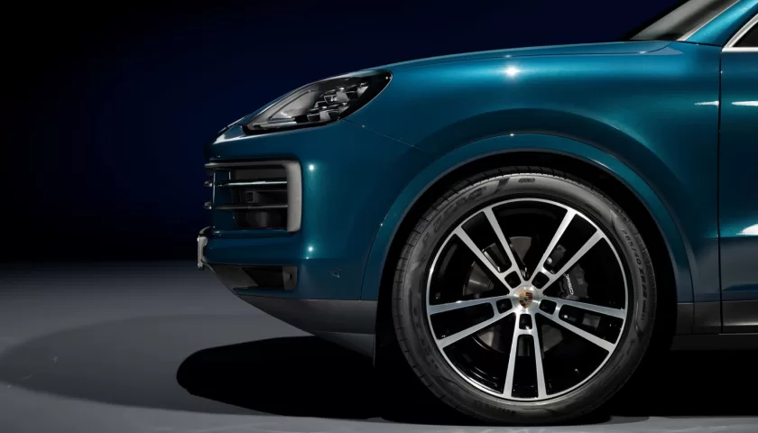 The wheels on the 2024 Porsche Cayenne