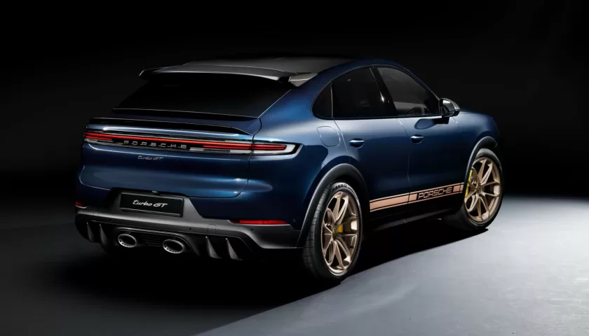 The rear of the 2024 Cayenne Turbo GT