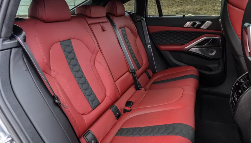 The interior of the 2023 BMW X6 M Competition