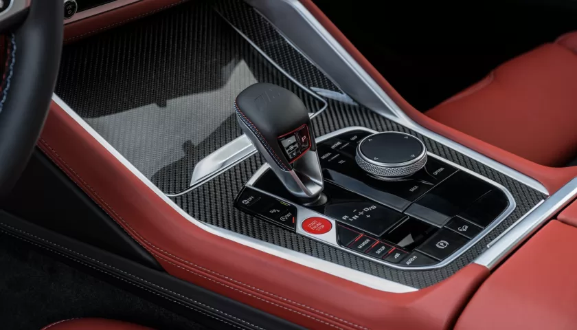 The transmission of the 2023 BMW X6 M Competition