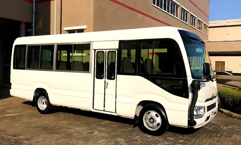 Specs and price of 2023 Toyota Coaster bus in Nigeria