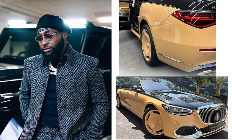Davido buys a new 2023 Mercedes-Maybach S680 Virgil Abloh worth over ...