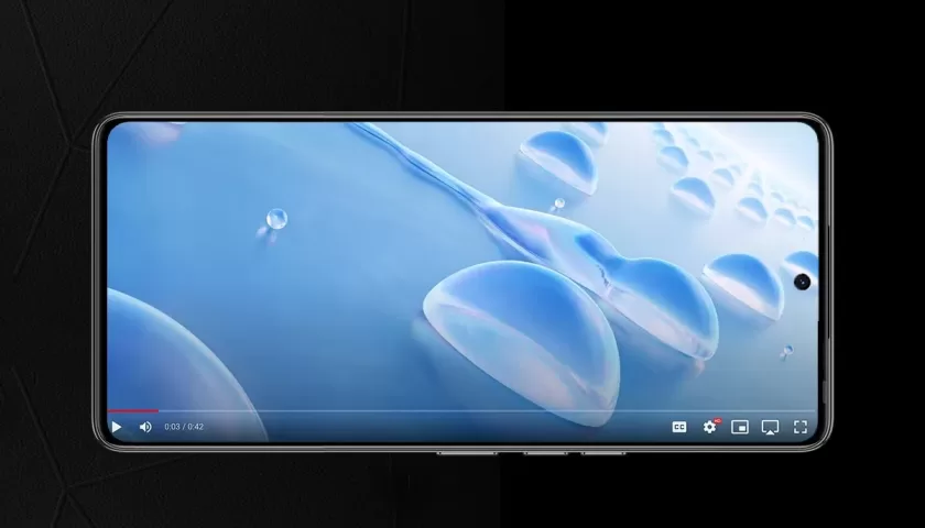 The display of the Tecno Camon 20 Pro 5G