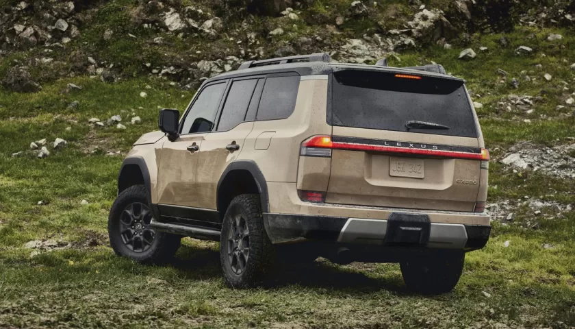 The rear of the 2024 Lexus GX