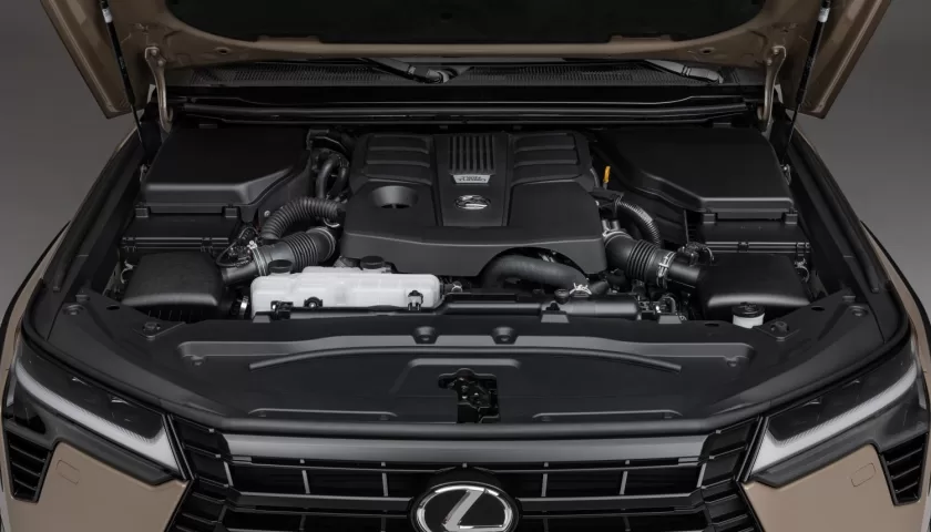 The engine of the 2024 Lexus GX in Nigeria