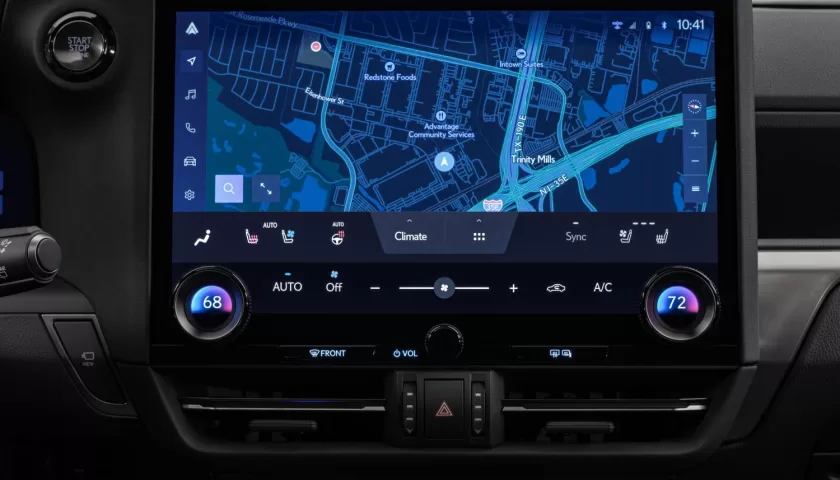 The touchscreen display of the 2024 Lexus GX