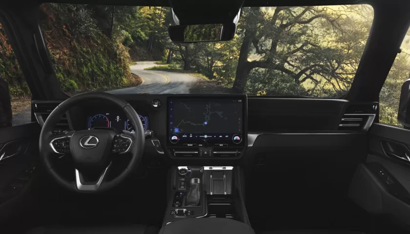 The interior of the 2024 Lexus GX in Nigeria