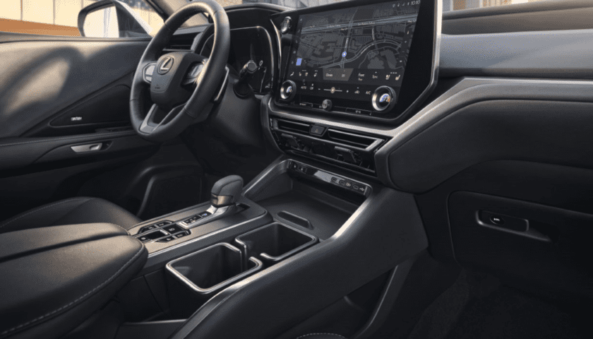 The interior of 2024 Lexus TX
