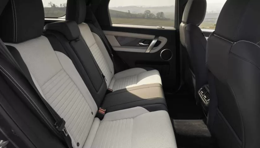 The cabin of the 2024 Land Rover Discovery Sport