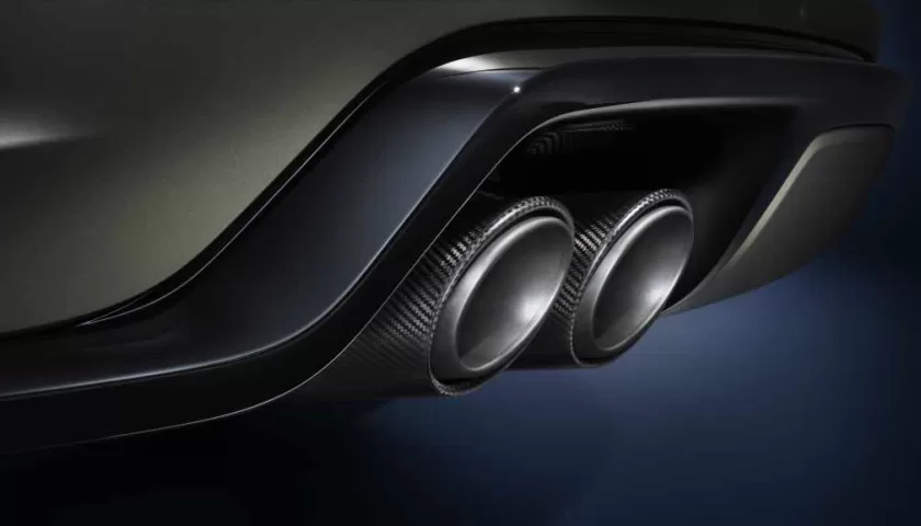 the active exhaust system as focal points of the rear aspect