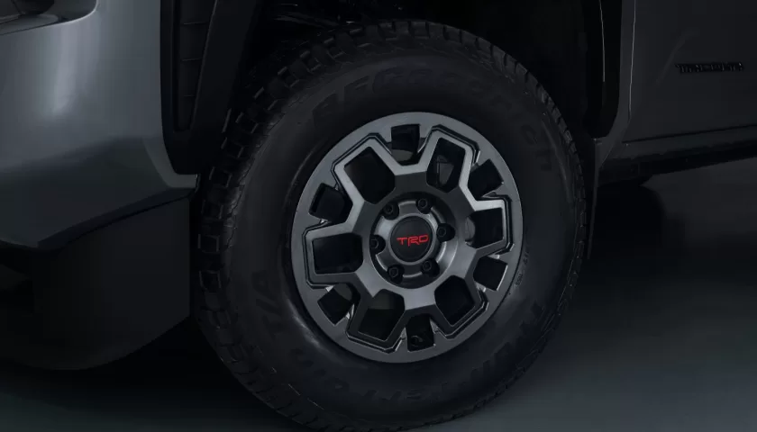 The all-new 2024 Toyota Tacoma wheels and tires
