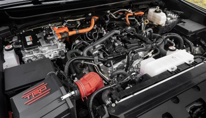 The engine of the all-new 2024 Toyota Tacoma in Nigeria