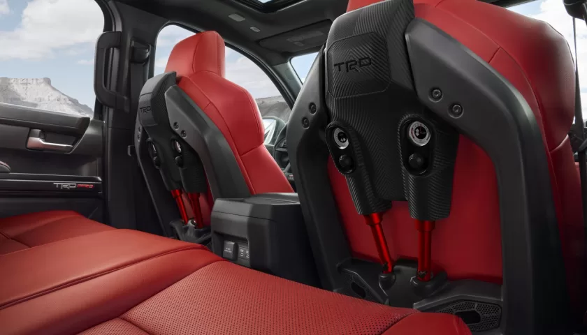 The new comfort seat of the 2024 Toyota Tacoma in Nigeria