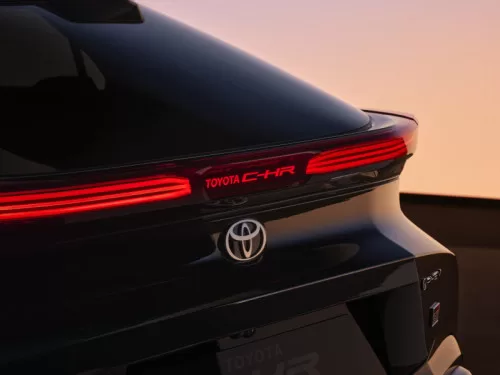 The rear of 2024 Toyota C-HR in Nigeria