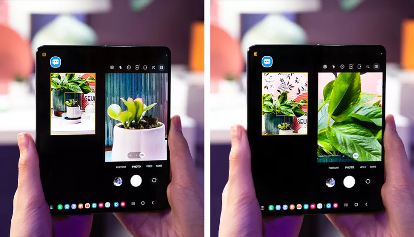 The camera of Samsung Galaxy Z Fold 4 