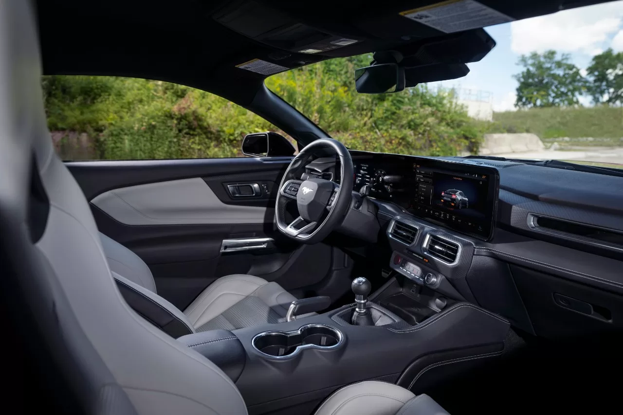 The cockpit design of the 2024 Ford Mustang in Nigeria
