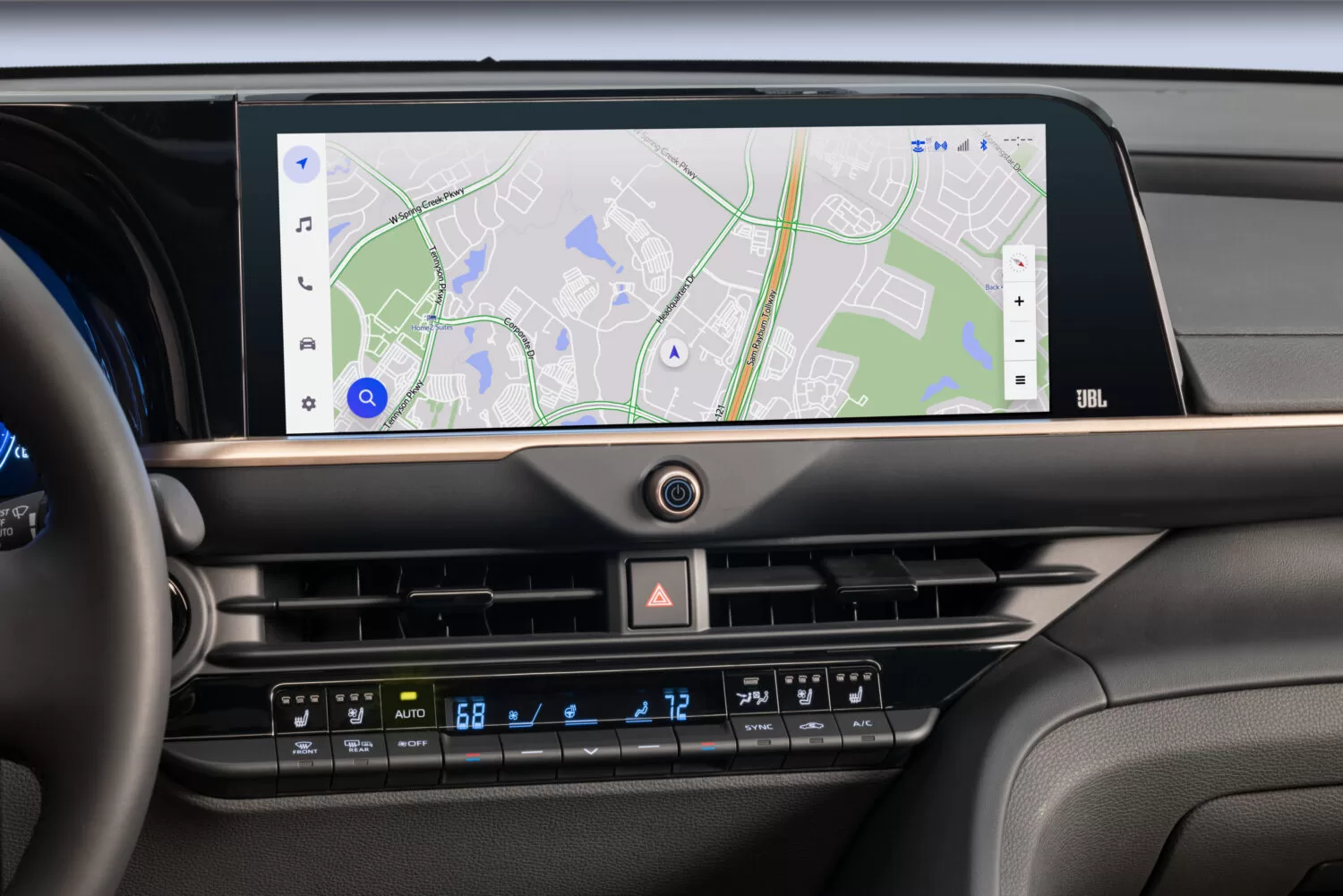 The 12.3-inch display on the 2024 Toyota Crown Hybrid