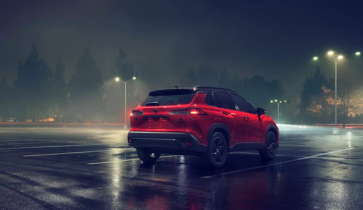 The exterior design of the 2024 Toyota Corolla Cross Hybrid Nightshade edition in pictures