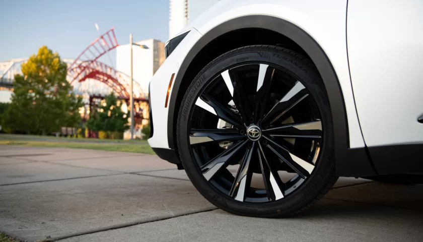 Wheels of the 2024 Toyota Crown in Nigeria