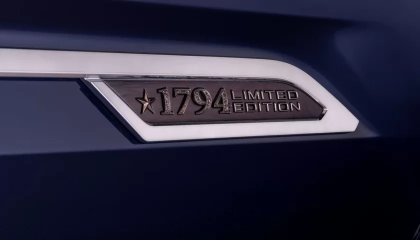 The badge on the 2024 Toyota Tundra 1794 Limited Edition in Nigeria
