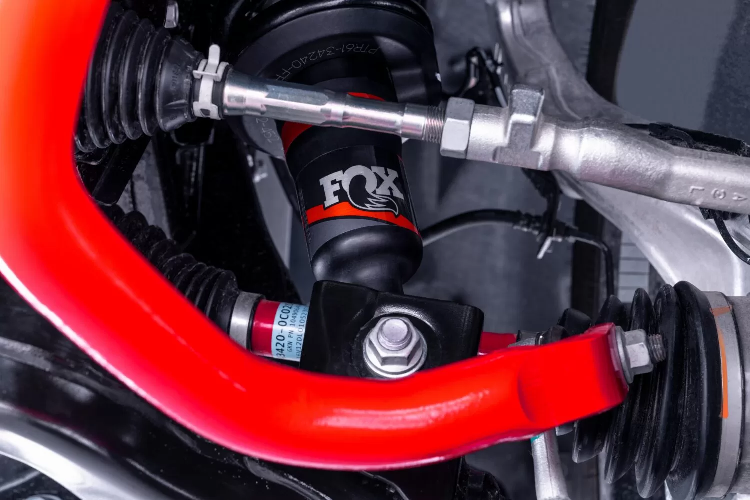 The upgraded FOX suspension system on the 2024 Toyota Tundra 1794 Limited Edition
