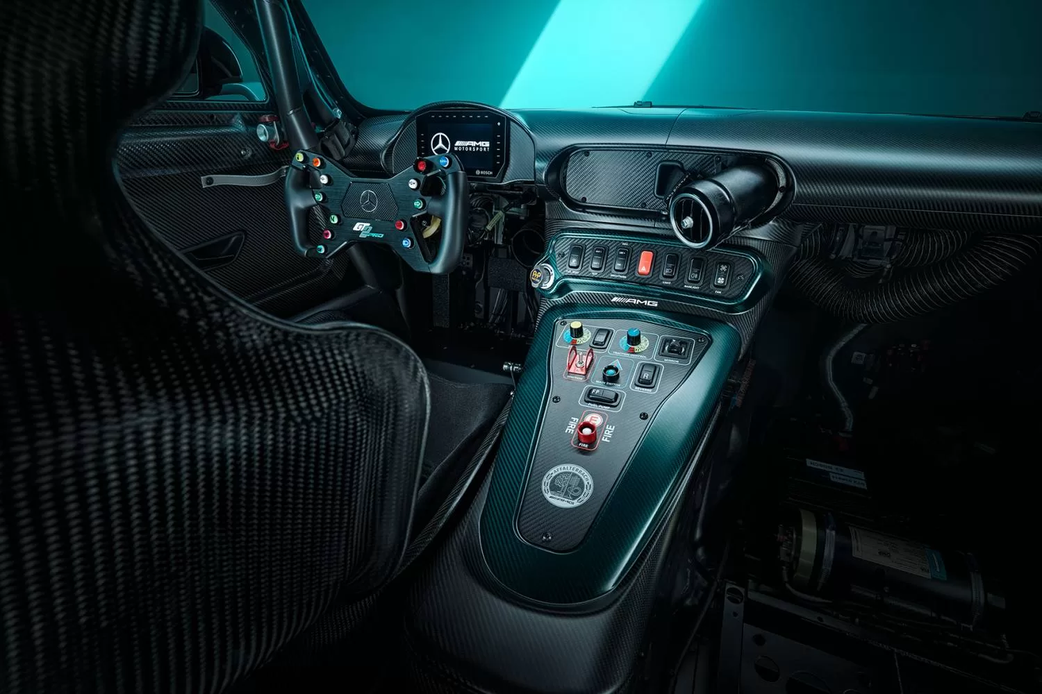 The interior design of the 2024 Mercedes-AMG GT2 PRO in Nigeria